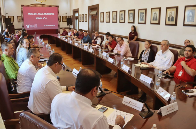 Sesiona Mesa del Agua municipal por ola de calor.
