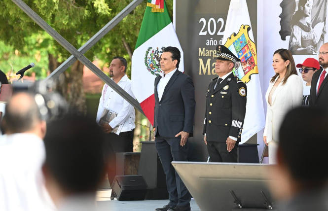 Asiste alcalde de Victoria a ceremonia de toma de protesta de jóvenes del SMN.