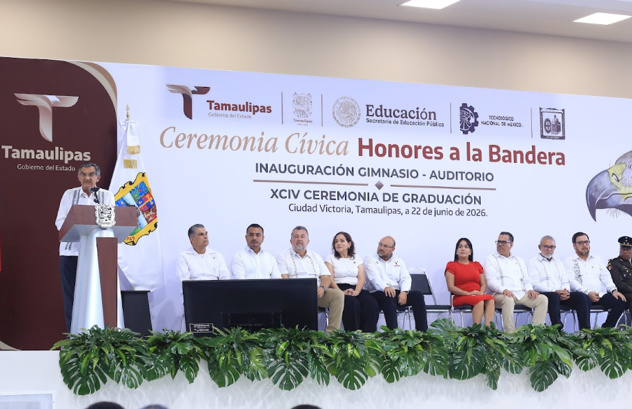 Entrega Américo gimnasio-auditorio al Tec Victoria; inversión fue de 84 mdp
