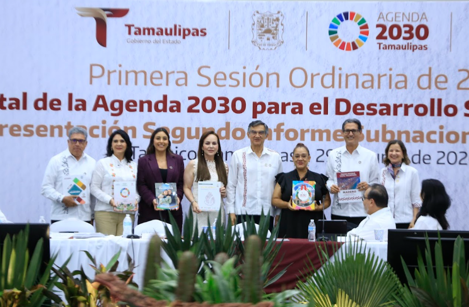 Reconocen liderazgo de Américo Villarreal por avances de Tamaulipas en la Agenda 2030
