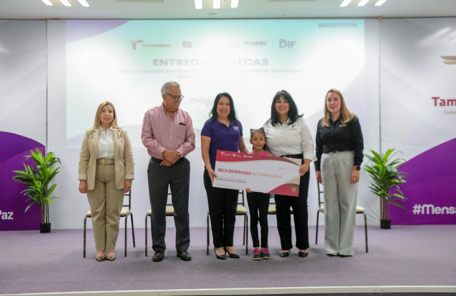 Entrega DIF Tamaulipas las becas “Esperanza de Tamaulipas” y “Para la Inclusión Social en Tamaulipas”