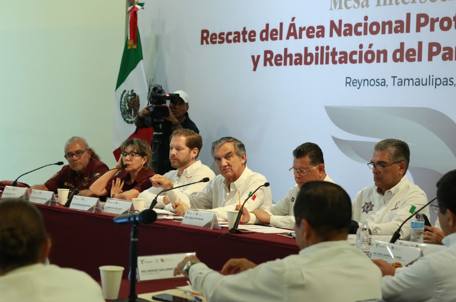 Revisa Américo avances de la estrategia integral para rescatar la Laguna La Escondida y rehabilitar el Parque Cultural Reynosa