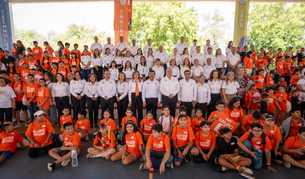 Inaugura el rector Dámaso Anaya campamento científico infantil de la UAT en el Campus Victoria