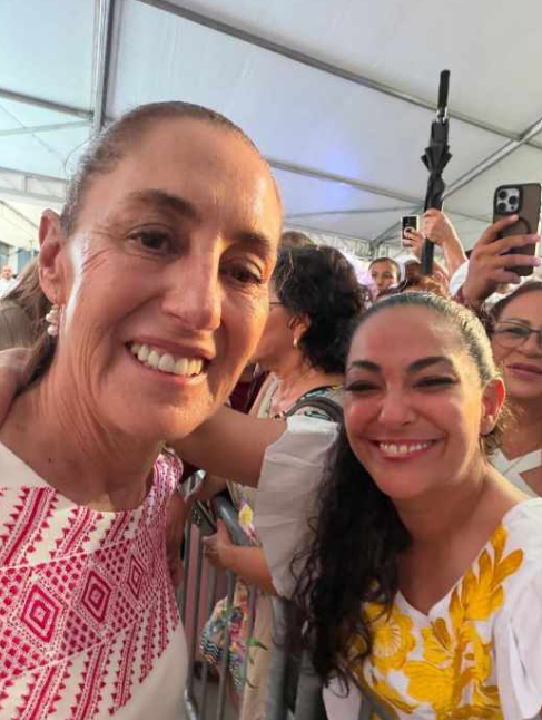 Olga Sosa hace equipo con Sheinbaum 