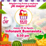 Lleva DIF Matamoros el “Mercadito a Bajo Costo” a la colonia Infonavit Buenavista Lleva DIF Matamoros el “Mercadito a Bajo Costo” a la colonia Infonavit Buenavista