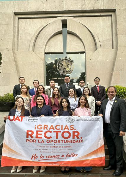 Lleva UAT talento de sus jóvenes egresados a la Suprema Corte de Justicia de la Nación