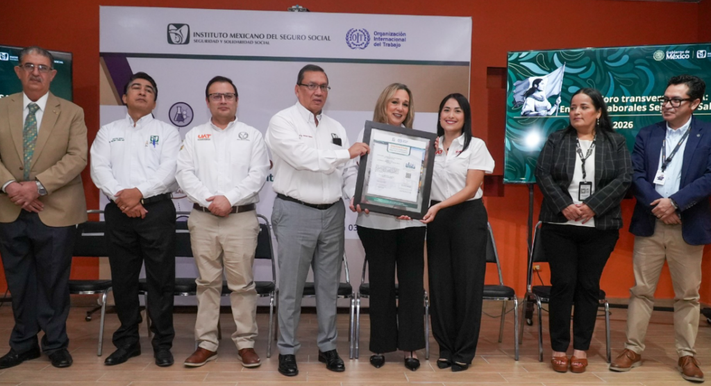 Recibe CENDI UAT reconocimiento del IMSS por promover entornos laborales seguros y saludables