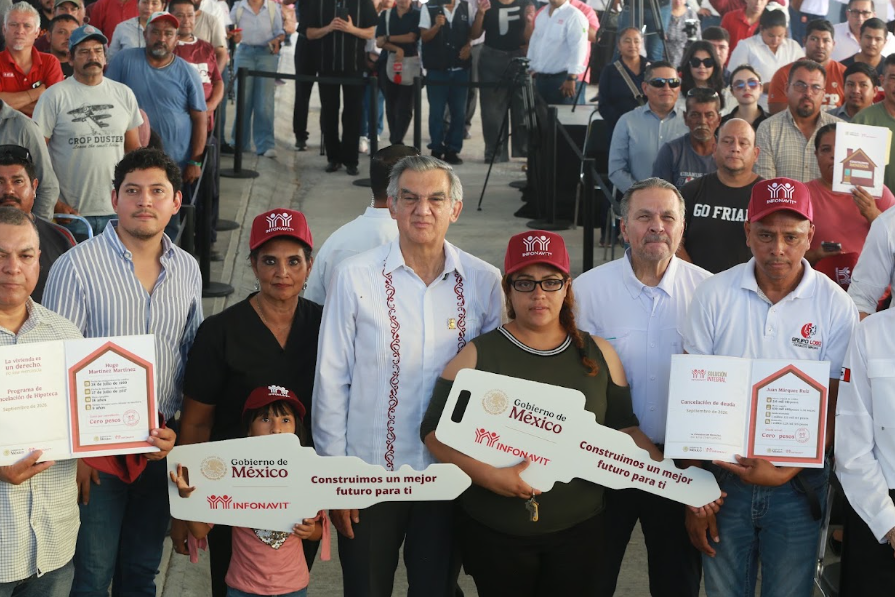 Tamaulipas, tercer estado con mayor avance en Programa de Vivienda para el Bienestar