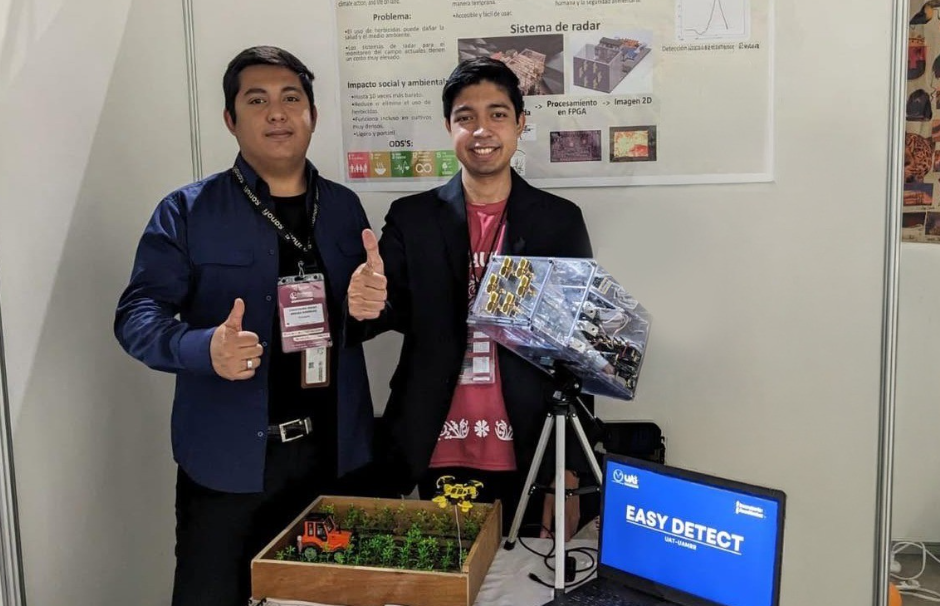 Estudiante de la UAT gana medalla de plata en Malasia con radar agrícola innovador
