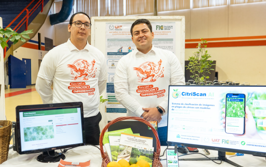 Estudiantes de la UAT desarrollan CitriScan, una innovadora aplicación para proteger la citricultura