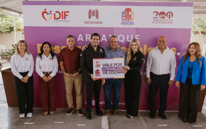 Beto Granados y Anita de Granados encabezan arranque de Desayunos Escolares 2026-2027