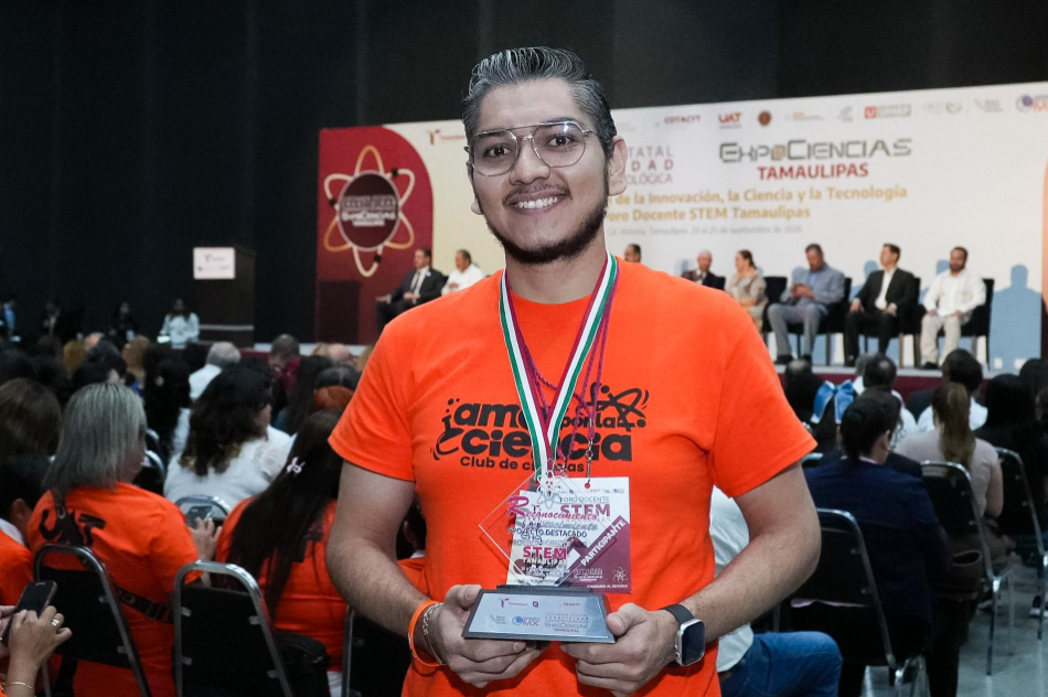 Docente de la UAT gana acreditación de la NASA tras triunfar en el Foro Estatal STEM