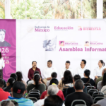 Preside el alcalde Lalo Gattás asamblea informativa de beca Rita Cetina.