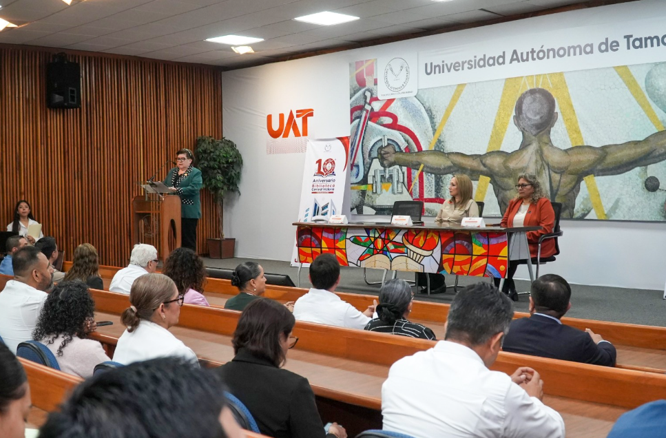Celebra UAT el décimo aniversario de la Biblioteca Central Victoria con jornada académica