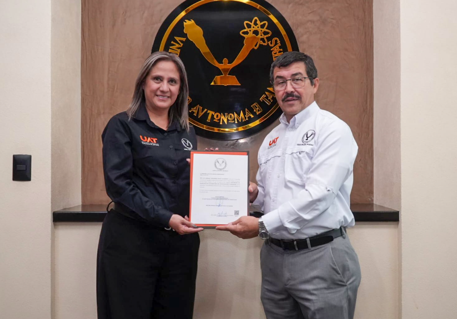 Rector de la UAT nombra a la Dra. Bárbara Macías como encargada de Despacho de la Secretaría de Investigación y Posgrado